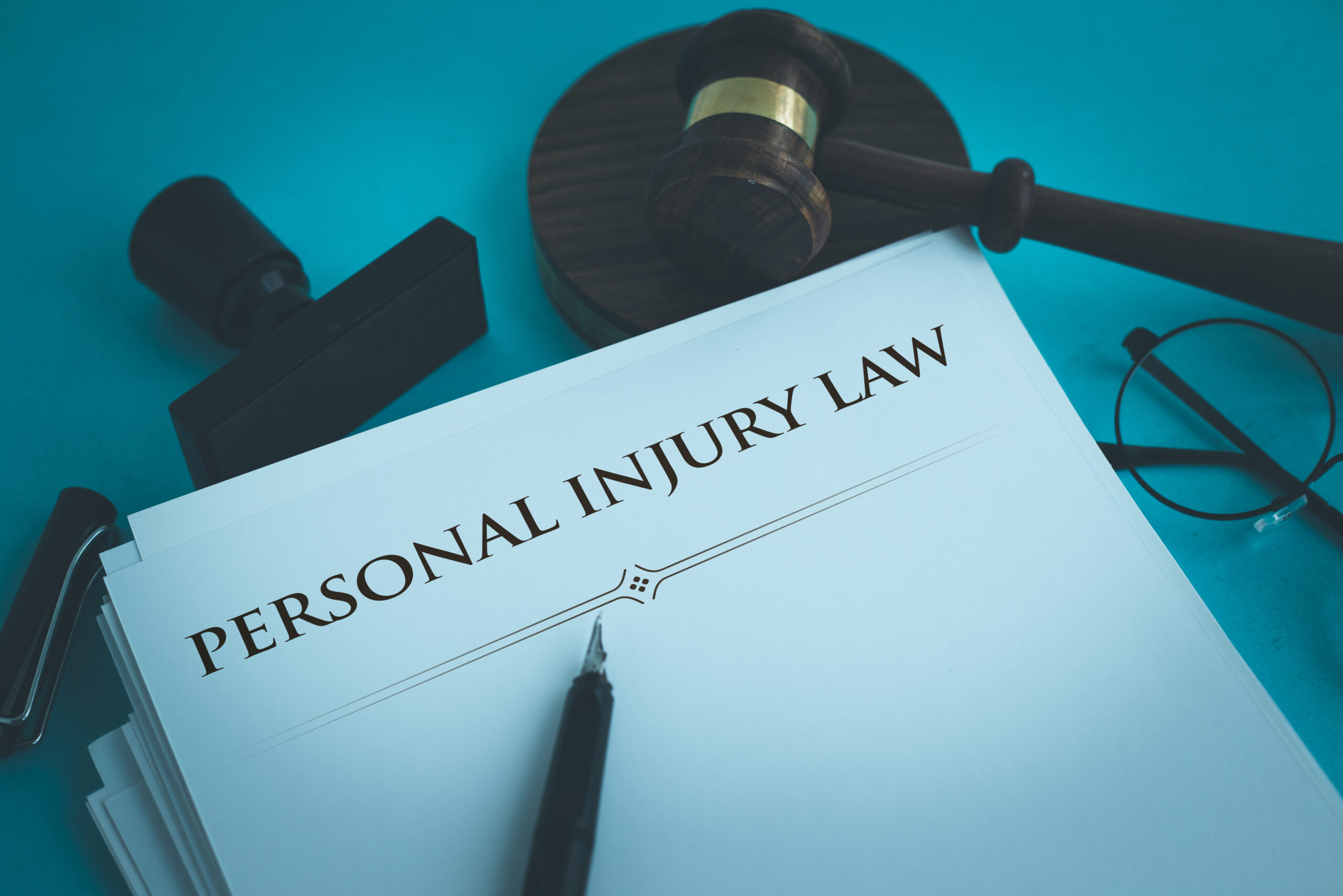 Paper that says personal injury law with pen ready to write the Common Personal Injury Questions